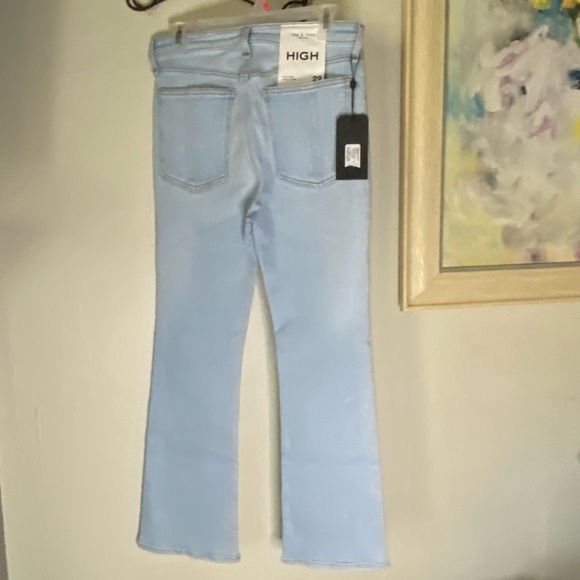 BOGO🏷️ Rag&Bone Light Sunset Blue NY,HIGH-RISE ANKLE FLARE. NWT'S - Picture 5 of 17